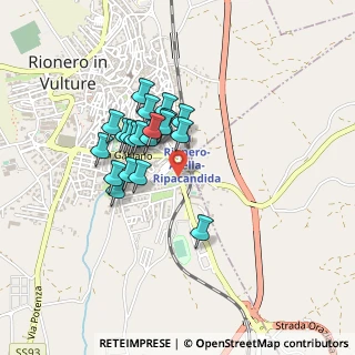 Mappa SP di Piano del Conte, 85028 Rionero In Vulture PZ, Italia (0.36)