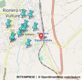 Mappa SP di Piano del Conte, 85028 Rionero In Vulture PZ, Italia (0.6)