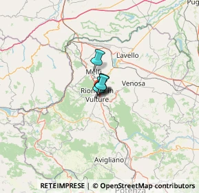 Mappa SP di Piano del Conte, 85028 Rionero In Vulture PZ, Italia (37.08357)