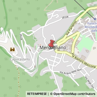 Mappa Via Ernesto Amatucci, 15, 83013 Mercogliano, Avellino (Campania)