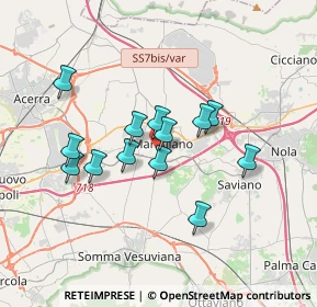 Mappa Traversa Seconda Sinistra Via Campo Sportivo, 80034 Marigliano NA, Italia (3.08846)