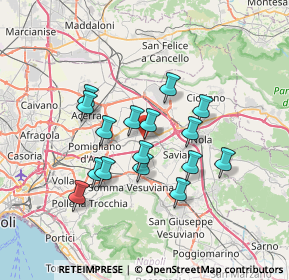 Mappa Traversa Seconda Sinistra Via Campo Sportivo, 80034 Marigliano NA, Italia (6.27125)