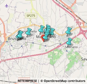 Mappa Traversa Seconda Sinistra Via Campo Sportivo, 80034 Marigliano NA, Italia (1.34923)