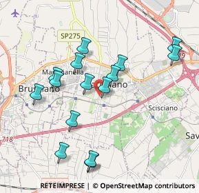 Mappa Traversa Seconda Sinistra Via Campo Sportivo, 80034 Marigliano NA, Italia (2.054)