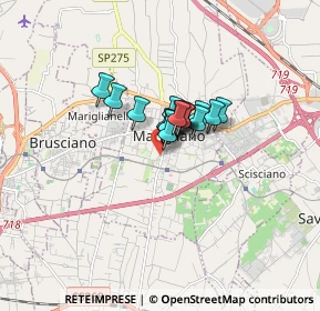 Mappa Traversa Seconda Sinistra Via Campo Sportivo, 80034 Marigliano NA, Italia (0.84412)