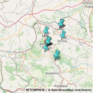 Mappa Rionero In Vulture, 85028 Rionero In Vulture PZ, Italia (8.94167)