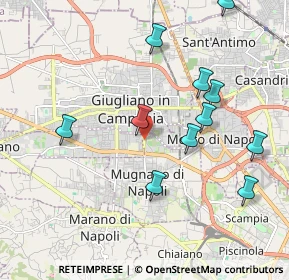 Mappa STRADA PROVINCIALE GIUGLIANO MUGNANO, 80018 Mugnano di Napoli NA, Italia (2.23182)