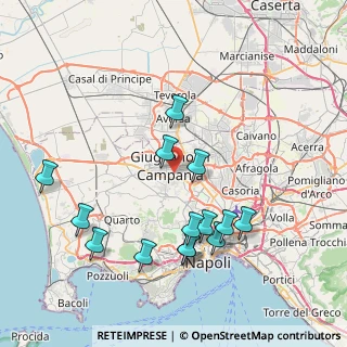Mappa STRADA PROVINCIALE GIUGLIANO MUGNANO, 80010 Villaricca NA, Italia (8.85714)
