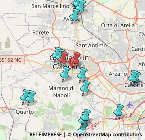 Mappa STRADA PROVINCIALE GIUGLIANO MUGNANO, 80018 Mugnano di Napoli NA, Italia (5.136)