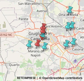 Mappa STRADA PROVINCIALE GIUGLIANO MUGNANO, 80018 Mugnano di Napoli NA, Italia (3.60182)