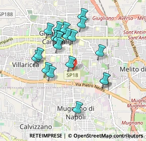 Mappa STRADA PROVINCIALE GIUGLIANO MUGNANO, 80018 Mugnano di Napoli NA, Italia (0.926)