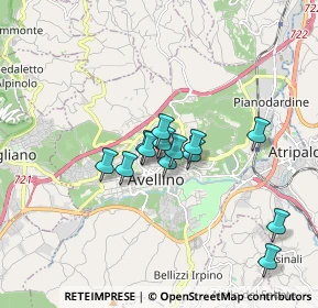 Mappa Via Antonio D'Amato, 83100 Avellino AV, Italia (1.36923)