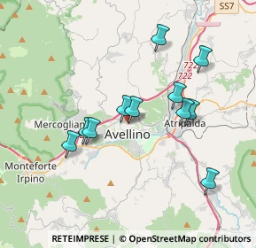 Mappa Via Michele Capozzi, 83100 Avellino AV, Italia (3.55455)