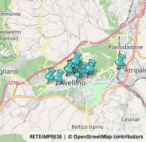Mappa Via Michele Capozzi, 83100 Avellino AV, Italia (0.88909)