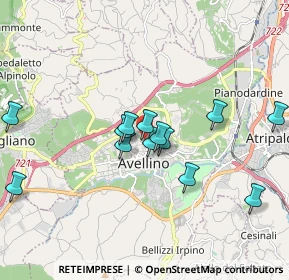 Mappa Via Michele Capozzi, 83100 Avellino AV, Italia (1.81846)