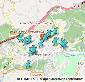 Mappa Via Michele Capozzi, 83100 Avellino AV, Italia (0.7675)