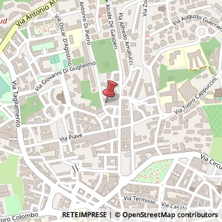Mappa Piazza E. Cocchia, 16, 83100 Avellino, Avellino (Campania)
