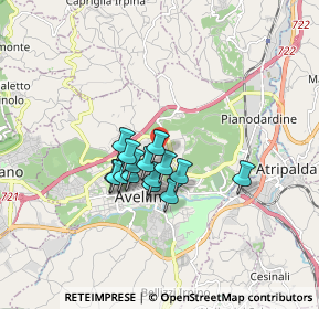 Mappa Via Augusto Guerriero, 83100 Avellino AV, Italia (1.25067)