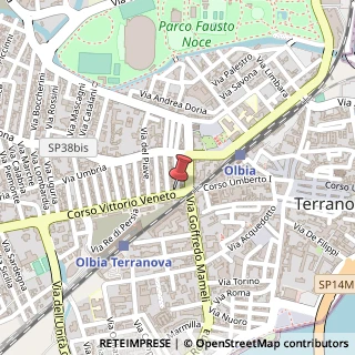Mappa Corso Vittorio Veneto, 15, 07026 Olbia, Olbia-Tempio (Sardegna)