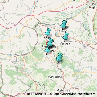 Mappa Via Sandro Pertini, 85028 Rionero In Vulture PZ, Italia (8.90667)