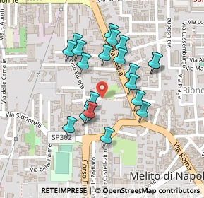 Mappa Via Lago di Garda, 80017 Melito di Napoli NA, Italia (0.2095)