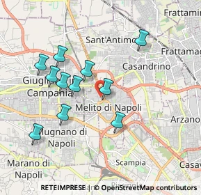 Mappa Via Lago di Garda, 80017 Melito di Napoli NA, Italia (1.88)