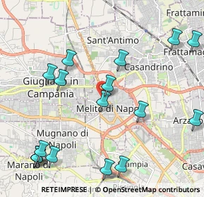 Mappa Via Lago di Garda, 80017 Melito di Napoli NA, Italia (2.77412)