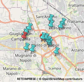 Mappa Via Lago di Garda, 80017 Melito di Napoli NA, Italia (1.48867)