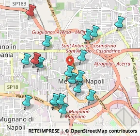 Mappa Via Lago di Garda, 80017 Melito di Napoli NA, Italia (1.112)