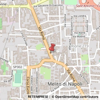 Mappa Via Roma, 387, 80017 Melito di Napoli, Napoli (Campania)
