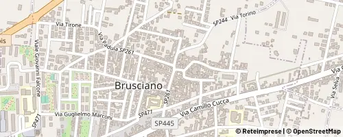 Mappa Brusciano