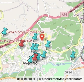 Mappa Via Raffaele Valgara, 83100 Avellino AV, Italia (1.07417)