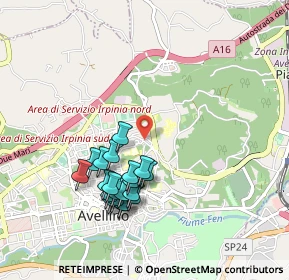 Mappa Via Raffaele Valgara, 83100 Avellino AV, Italia (0.9845)