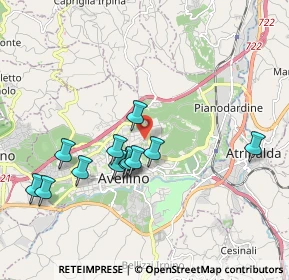 Mappa Via Raffaele Valgara, 83100 Avellino AV, Italia (1.93083)