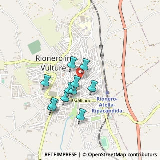 Mappa Via Emanuele Gianturco, 85028 Rionero In Vulture PZ, Italia (0.39182)