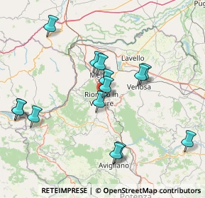 Mappa Supportico XX Settembre, 85028 Rionero In Vulture PZ, Italia (16.85929)