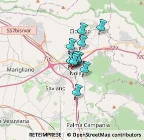 Mappa Via Marcello Marco Clodio, 80035 Nola NA, Italia (1.80364)