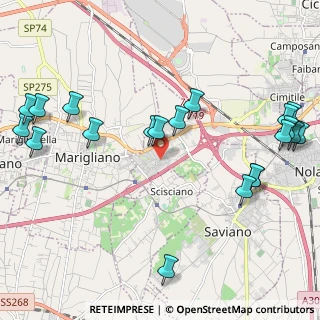 Mappa Via Gabriele D'Annunzio, 80030 San Vitaliano NA, Italia (2.875)