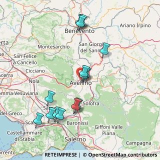 Mappa Via Oscar D'Agostino, 83100 Avellino AV, Italia (17.075)