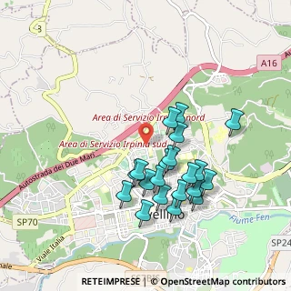Mappa Via Oscar D'Agostino, 83100 Avellino AV, Italia (0.922)