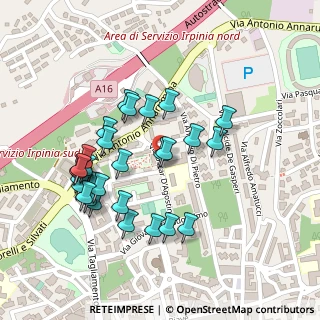 Mappa Via Oscar D'Agostino, 83100 Avellino AV, Italia (0.23448)