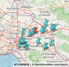 Mappa Via Vincenzo Bellini, 80031 Brusciano NA, Italia (6.88211)