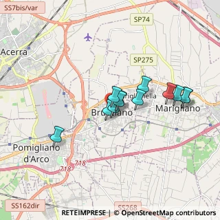 Mappa Via Bellini, 80031 Brusciano NA, Italia (1.49)