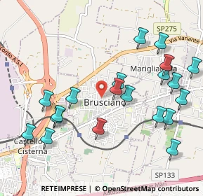 Mappa Via Vincenzo Bellini, 80031 Brusciano NA, Italia (1.223)