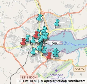 Mappa Piazzetta Dionigi Panedda, 07020 Olbia SS, Italia (1.185)