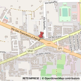 Mappa Via San Francesco a Patria, 32, 80014 Giugliano in Campania, Napoli (Campania)
