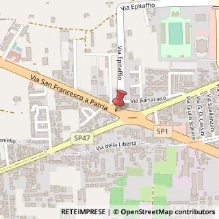 Mappa Via San Francesco a Patria, 42, 80014 Giugliano in Campania, Napoli (Campania)