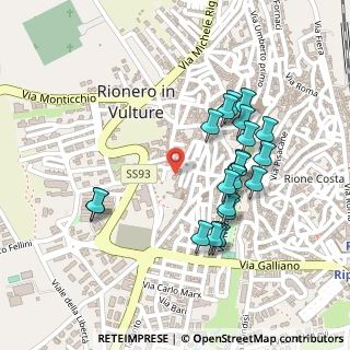 Mappa Vico II Cirillo, 85028 Rionero In Vulture PZ, Italia (0.2455)
