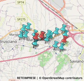 Mappa Via Ambasciatore Montagna, 80034 Marigliano NA, Italia (1.293)