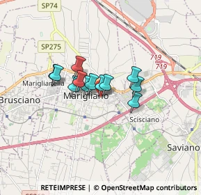 Mappa Via Ambasciatore Montagna, 80034 Marigliano NA, Italia (1.095)